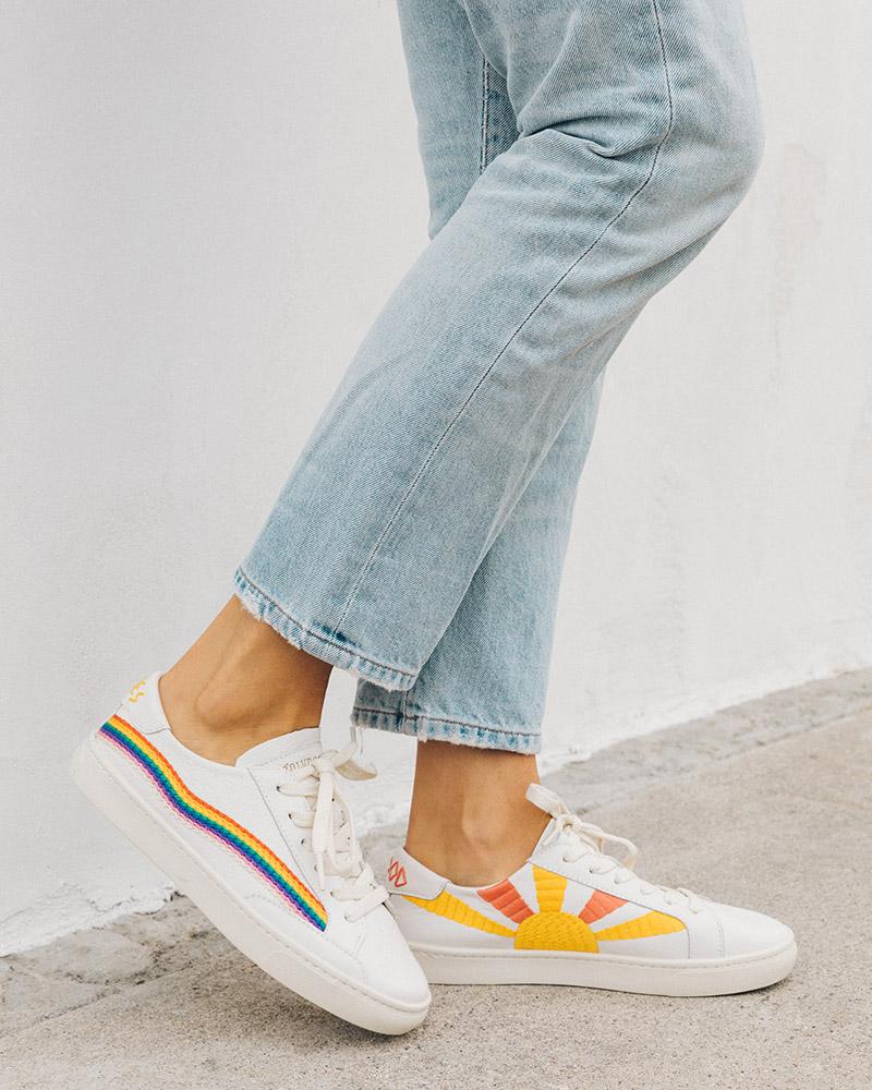 Rainbow popular wave sneakers