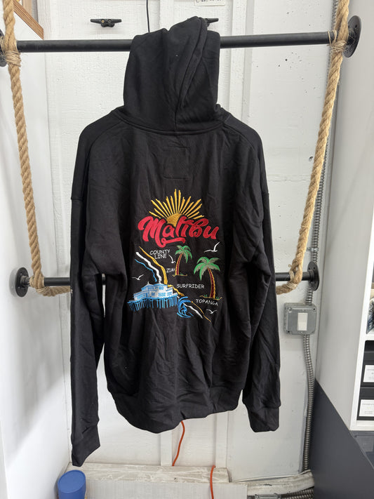 Surf Malibu Sea N Soul Zip Up Hoodie