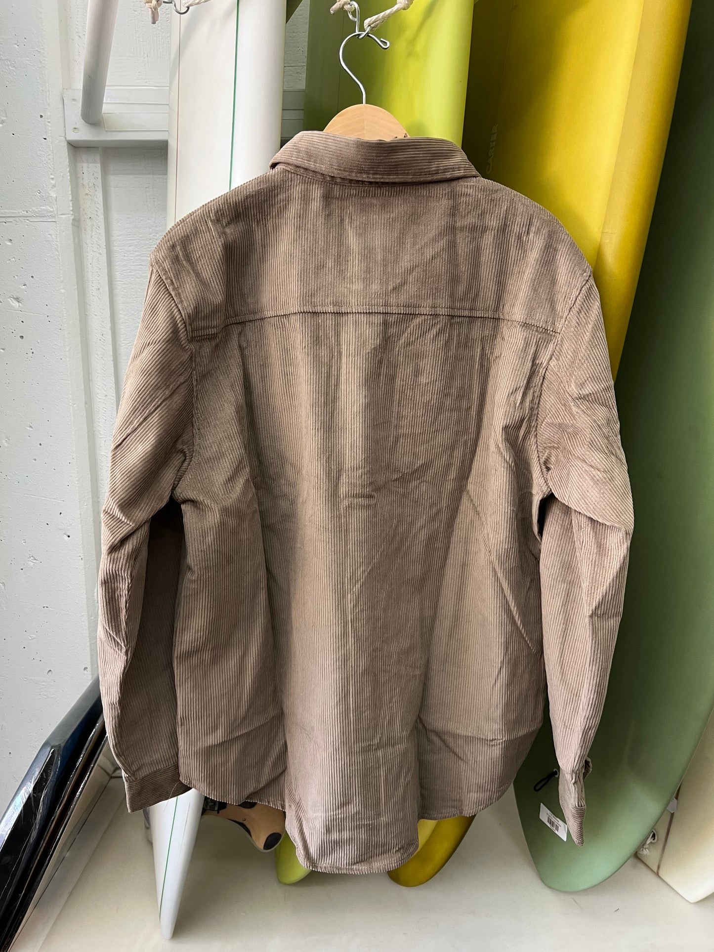 Surface Corduroy Overshirt - Taupe