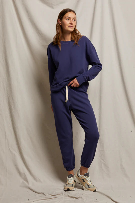 johnny french terry easy sweatpant dusk