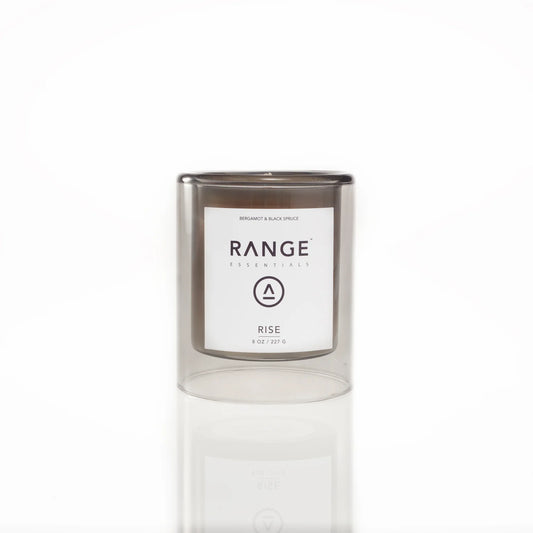 8 oz Candle RISE: BERGAMOT & BLACK SPRUCE