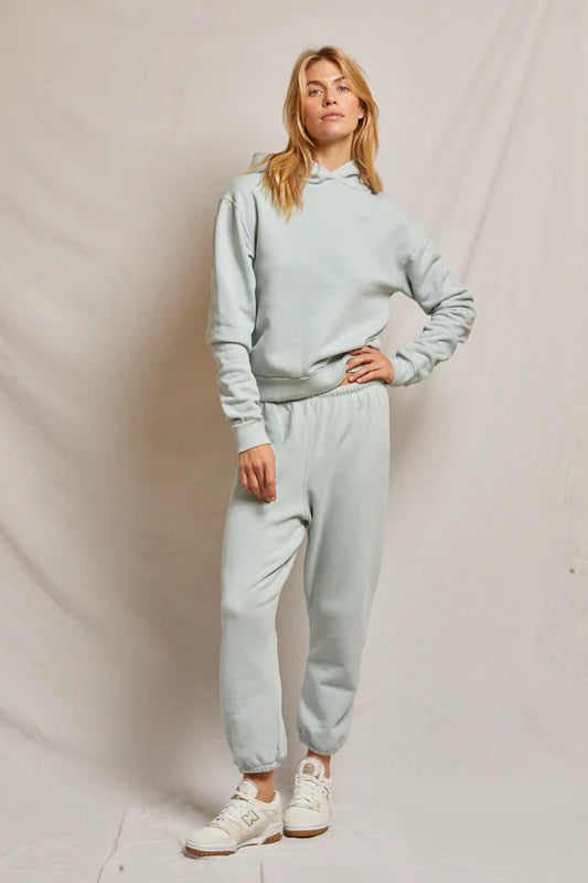 stevie cotton fleece easy sweatpant