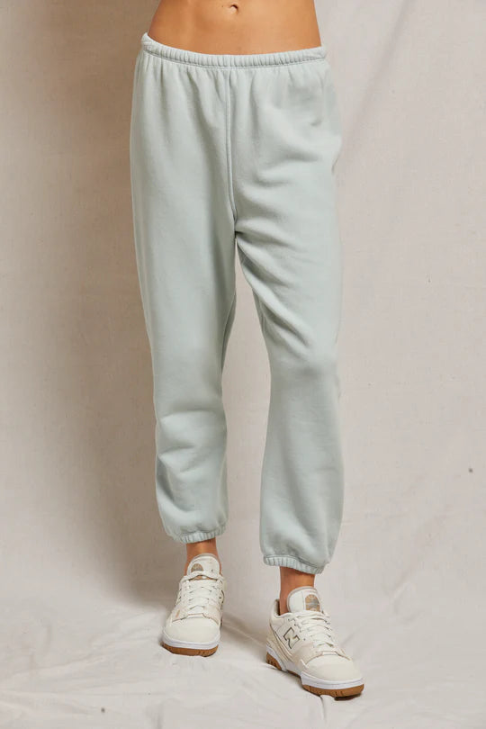 stevie cotton fleece easy sweatpant