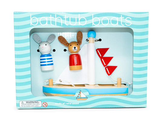 Boats & Buddies Owl & Cat Bath Toy