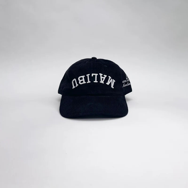 MALIBU DAD HAT CORDUROY-Black