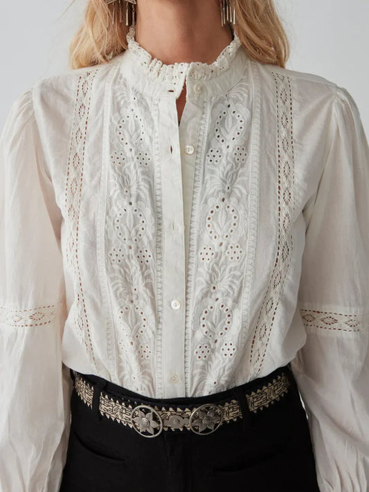 Emanuelle Blouse - Panna Cotta