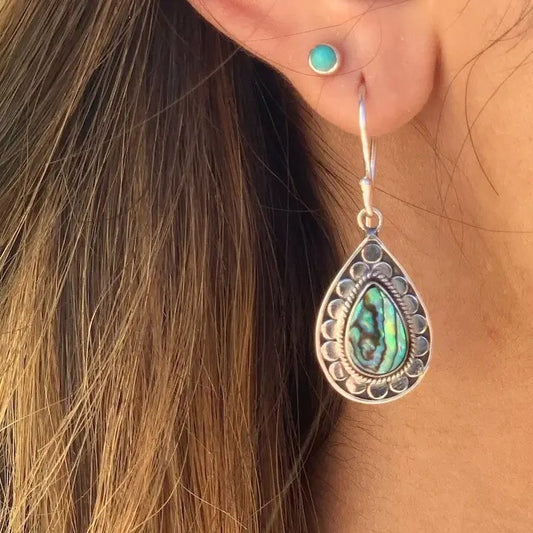 Evanne Shell Earrings - Abalone