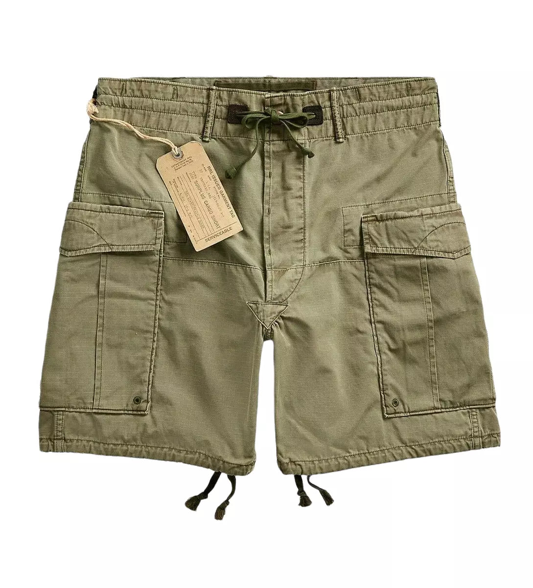 RRL Ripstop Cargo Short (Shelter Green)