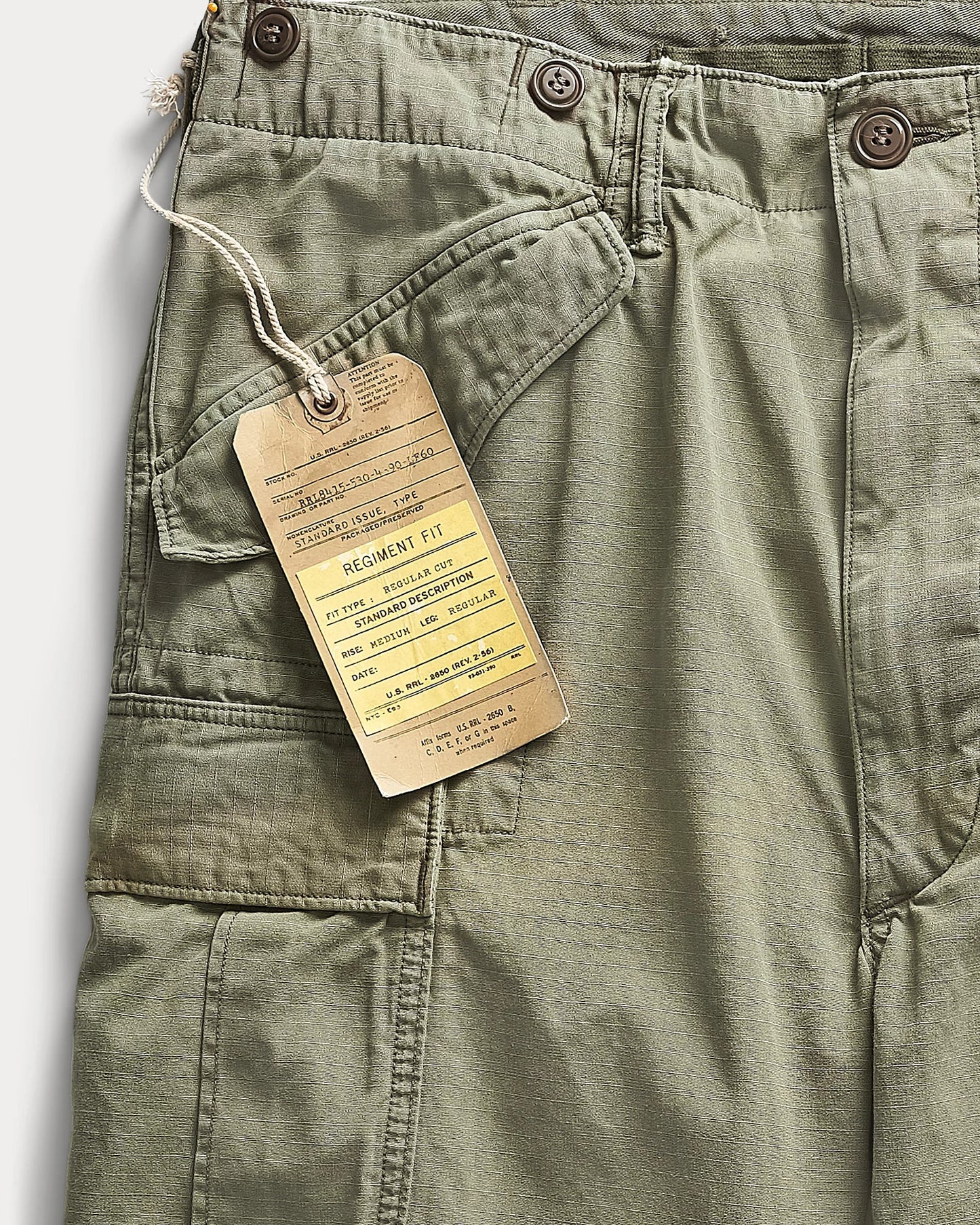 RRL Ripstop Cargo Short (Shelter Green)