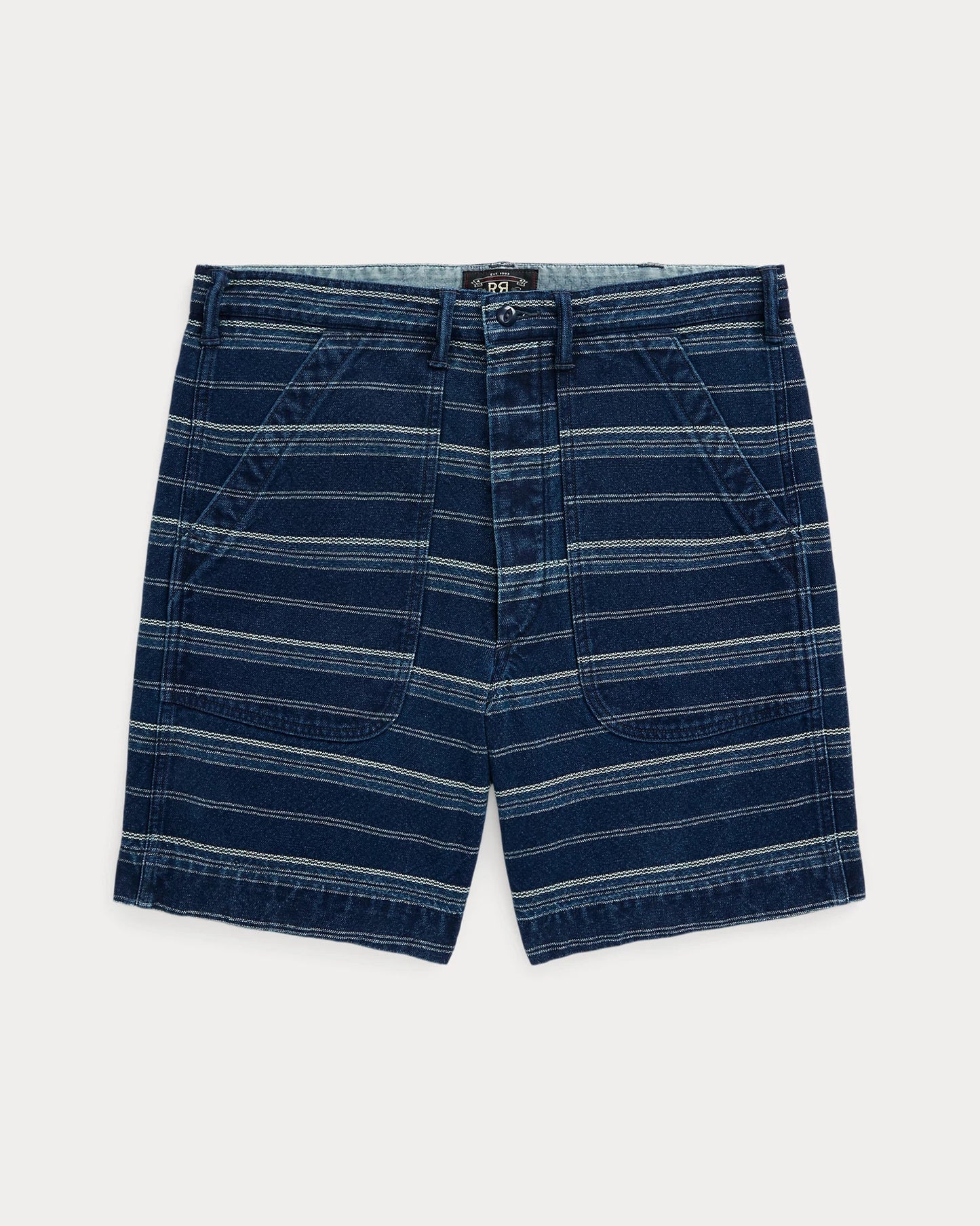 RRL - Indigo Striped Dobby Short