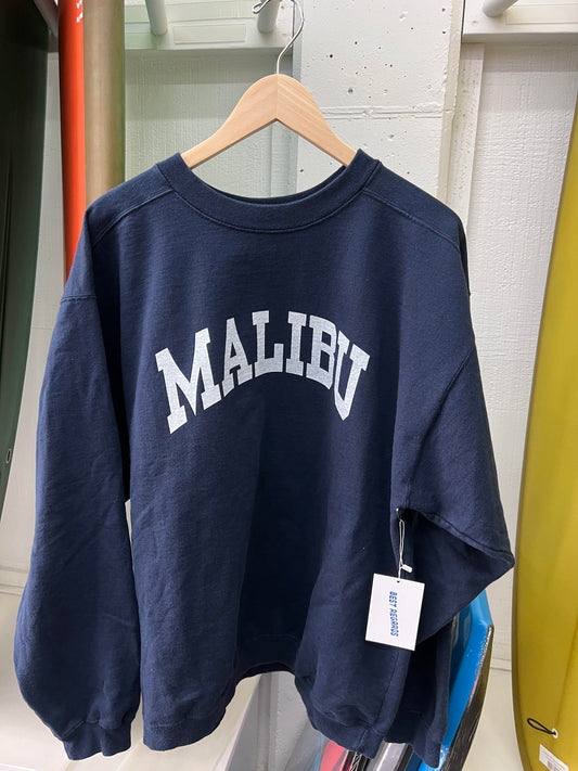 Vintage Malibu Varsity Crewneck Sweater